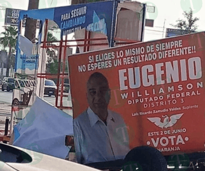 Se registra vandalismo político en propaganda  