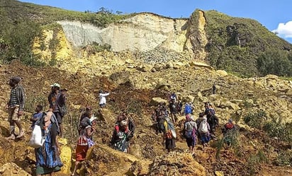 Continúan labores de rescate por el alud en Papúa Nueva Guinea sin esperanzas de hallar sobrevivientes