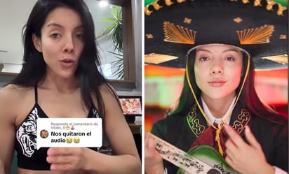 VIDEO: Influencer Doris Jocelyn acusa eliminación de audio en trend mexa de TikTok