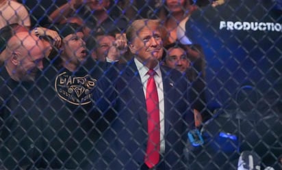 Trump recibe vítores y aplausos en pelea de la UFC, a días de ser declarado culpable por el caso Stormy Daniels