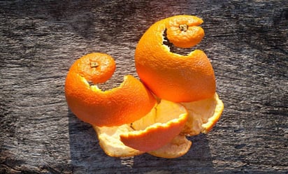 Estas son las propiedades curativas de la cáscara de naranja