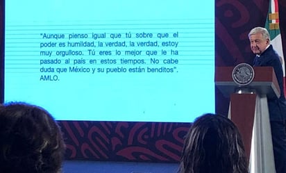 'Eres lo mejor que le ha pasado al país en estos tiempos': AMLO revela mensaje Sheinbaum