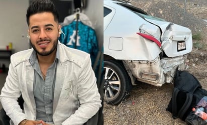 Integrante de La Arrolladora Banda El Limón involucrado en aparatoso accidente automovilístico