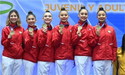 Equipo mexicano de Gimnasia Rítmica se corona campeón panamericano en el All Around en Guatemala