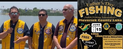 El Club de Leones invita a un evento muy familiar en Eagle Pass el día 15 de junio: El Día de la Pesca