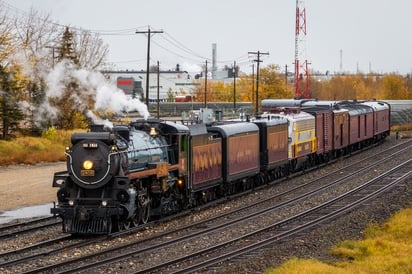 Es falso que la locomotora de vapor 'La Emperatriz' pase por La Laguna