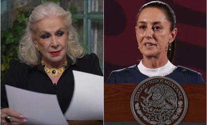 Laura Zapata sufre 'tropiezo' en discurso contra Claudia Sheinbaum: 'las hojas vienen mal'