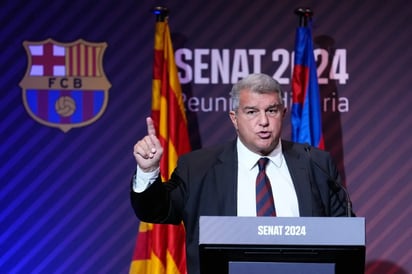 Asegura Joan Laporta haber logrado salvar al Barcelona “de la ruina”