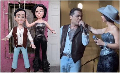 Crean piñata de Christian Nodal con Ángela Aguilar y causa furor en redes