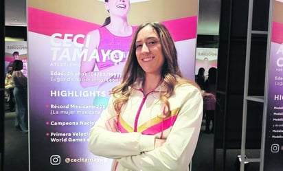 Cecilia Tamayo fija en el objetivo de llegar a los Juegos Olímpicos de París 2024