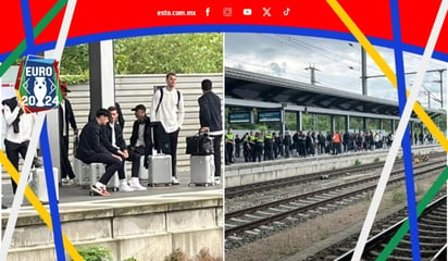 ¡Lo más humilde que verás hoy! Alemania se traslada en tren público a sus juegos de la Euro