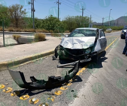 Trailero provoca fuerte choque en el Libramiento Carlos Salinas de Gortari 