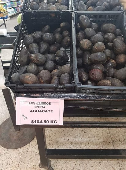 Precio del aguacate al alza durante el año 2024