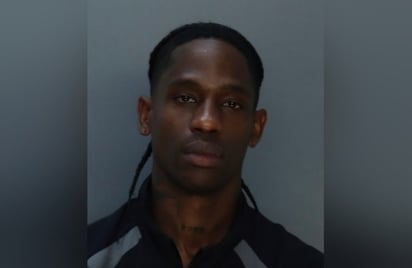 Arrestan al rapero Travis Scott por allanamiento de propiedad y alteración del orden público