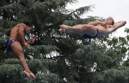 Cortés y Boissier, plata en trampolín de 3 metros