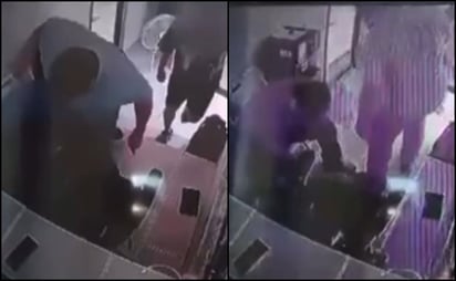 VIDEO: Hombre agrede a guardia de seguridad en Monterrey