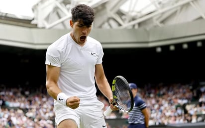 Alcaraz supera al estonio Mark Lajal en la primera ronda de Wimbledon