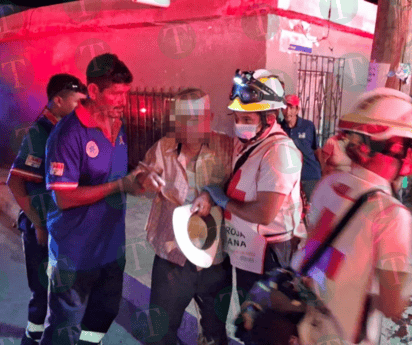 Ancianito termina lesionado tras sufrir caída en la Primero de Mayo 