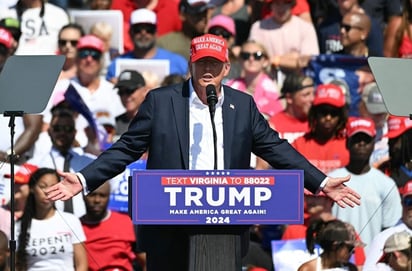 Donald Trump critica duramente a Biden y Kamala Harris