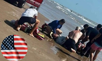 Ataque de Tiburón en Isla del Padre, Texas, en pleno Día de la Independencia