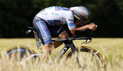 Tour de Francia  : Remco Eveneopel se mostró como el mejor en la contrarreloj, aunque no logró quitarle el maillot amarillo a Tadej Pogacar