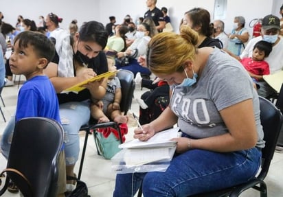 Piedras Negras: La campaña suele atender a un promedio de al menos 300 personas por día.