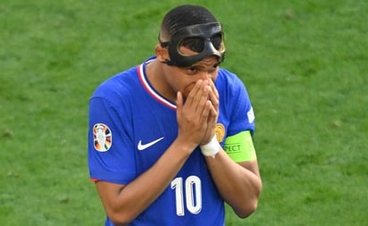 Eurocopa: Mbappe reconoció que jugó sin la protección de la máscara porque estaba afectando a su rendimiento