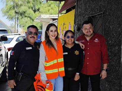 Torreón, Seguridad: Tribunal de Justicia Municipal de Torreón promueve seguridad vial con entrega de chalecos reflectantes