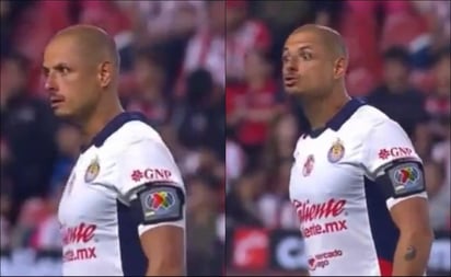 'Chicharito' Hernández es captado discutiendo con sus compañeros