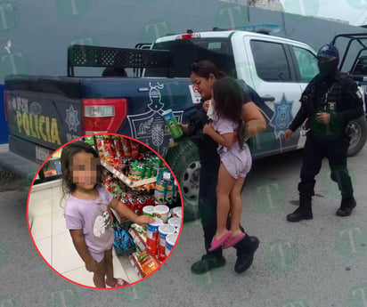 Policiaca : Se presumió que la pequeña estaba al cuidado de una tía.