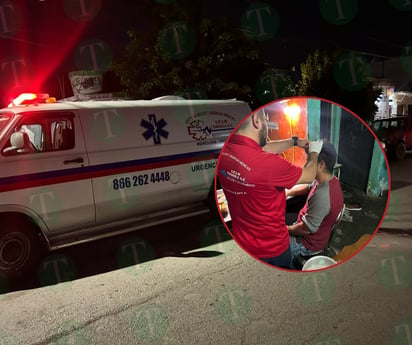 Policiaca : Uno de los lesionados fue llevado al hospital de la Cruz Roja.