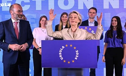 Comisión Europea: La alemana recibió calurosos abrazos y felicitaciones de aliados y rivales políticos por igual