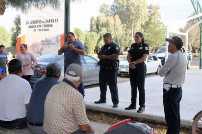 Torreón, Seguridad: Autoridades y vecinos de Ejido Santa Fe unen esfuerzos para fortalecer la seguridad mediante vigilancia 