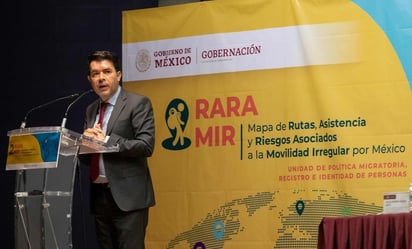 Segob presenta Mapa de rutas, asistencia y riesgos para migración