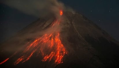 Volcán Merapi: El Merapi se encuentra en el nivel 3 de alerta
