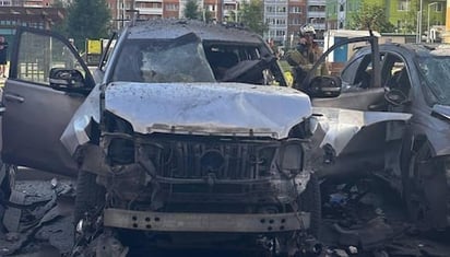 Atentado : La explosión de la bomba ocasionó dos heridos
