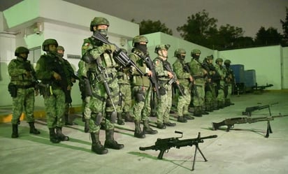 Nuevo Laredo: Los efectivos arribaron al Aeropuerto Internacional de Nuevo Laredo, en una aeronave de la Guardia Nacional