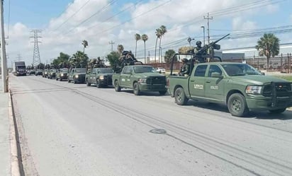 Crimen organizado: Este personal militar actuará en todo momento con firmeza