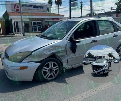 POLICIACA: Accidente en la colonia Picasso deja solo daños materiales tras choque entre dos vehículos