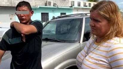 Golpean a ladrón tras asalto y su mamá llegó a defenderlo en Tamaulipas