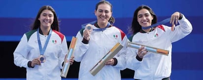 Olimpiadas 2024: México obtuvo su primera medalla de Paris 2024 en la prueba de equipo femenil de tiro con arco