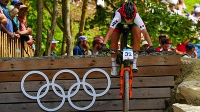 DEPORTES: La atleta mexicana quedó en las últimas posiciones en su prueba de ciclismo de montaña