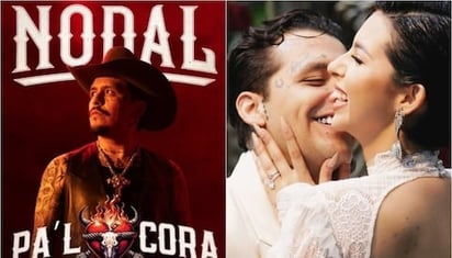 Christian Nodal cancela su concierto en Tepic por su luna de miel