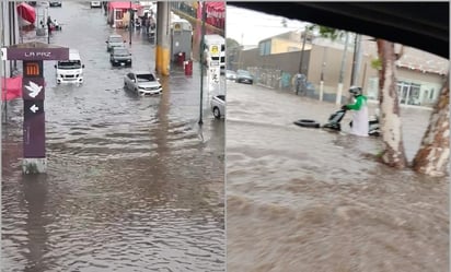 Lluvia colapsa drenaje en carretera México-Texcoco