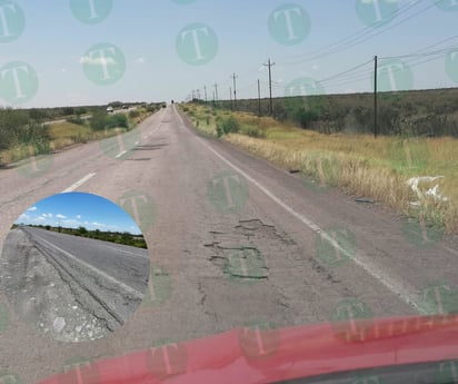 La carretera 57, en pésimas condiciones y riesgo para el flujo vehicular y transporte