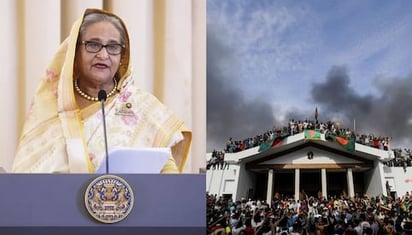 Bangladesh: Sheikh Hasina, aterrizó en la base aérea de Hindon, en India; manifestaciones dejan 56 muertos