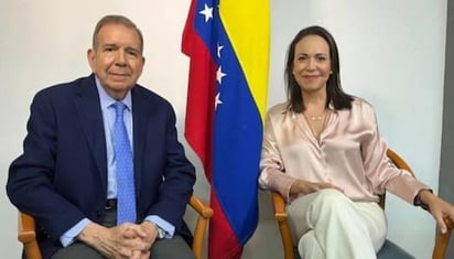 Venezuela: Machado y González aseguran que los venezolanos \'no somos enemigos\' del ejército.