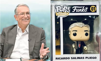 ¡Con todo y iPhone! Salinas Pliego presume Funko personalizado previo a su cumpleaños 69