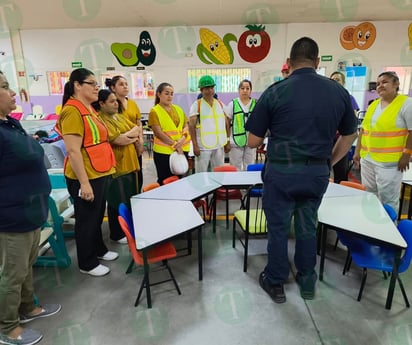 Simulacro de incendio en guardería; son evacuados 200 niños