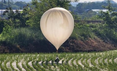 Corea del Norte ha lanzado más globos de basura hacia Corea del Sur, acusa Seúl: Autoridades emitieron mensajes de alerta instando a los ciudadanos a tener cuidado con los globos de basura
